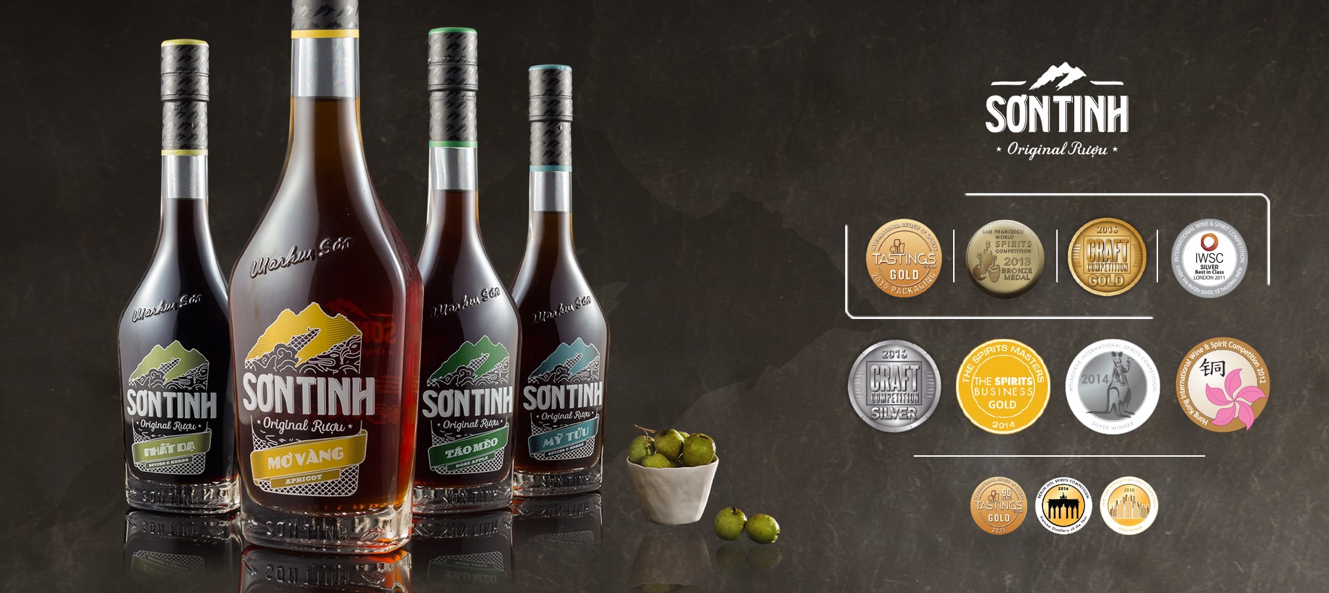 Son Tinh Original Rice Liquor from outside to a class of its own